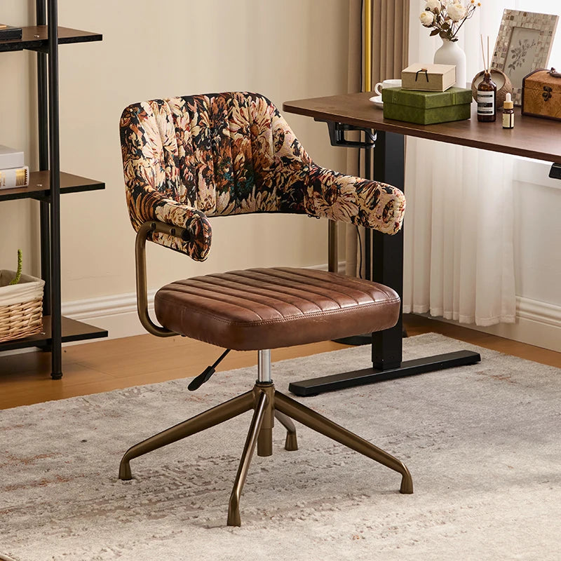 Heritage Classic — Leather & Fabric Office Chair