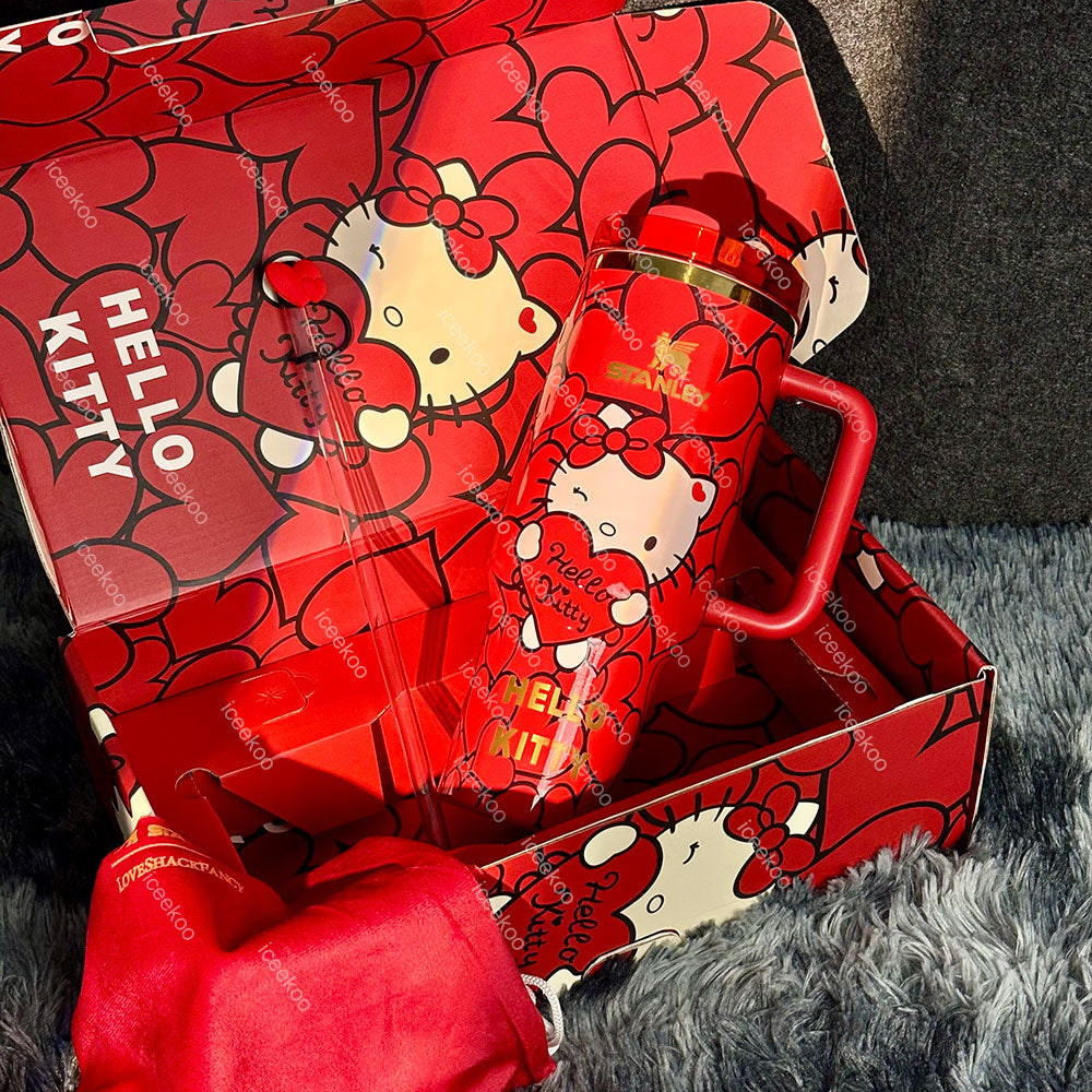 40oz Red Kitty Tumbler 🚢Free Shipping🚢