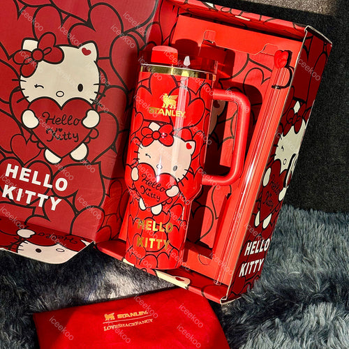 40oz Red Kitty Tumbler 🚢Free Shipping🚢