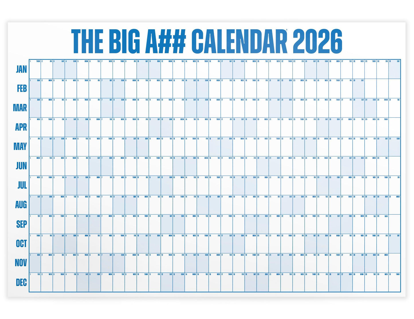 The Big Bright Calendar Kit 2026 📅