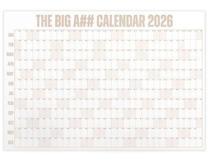 The Big Bright Calendar Kit 2026 📅