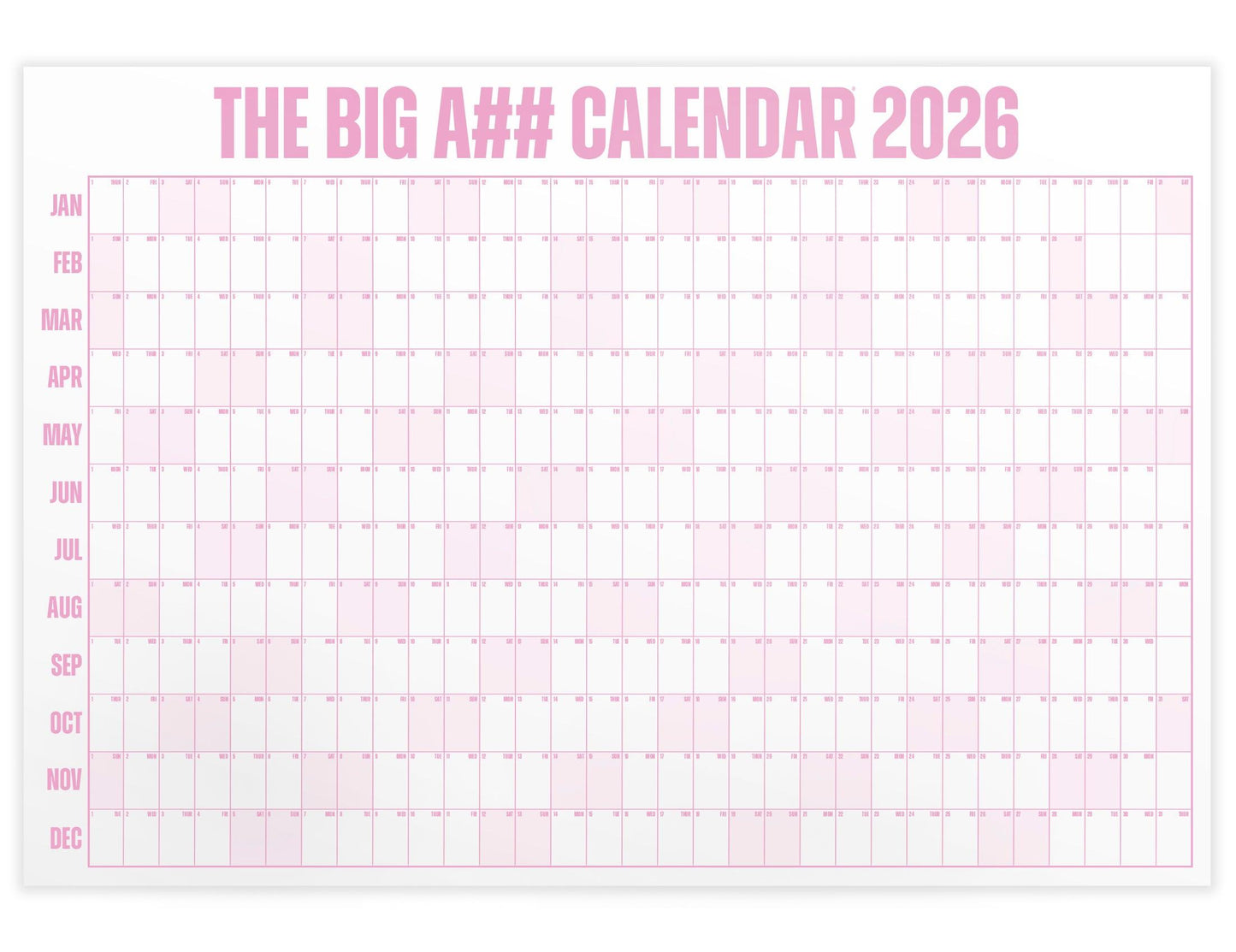 The Big Bright Calendar Kit 2026 📅