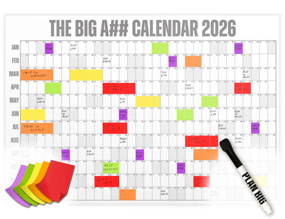 The Big Bright Calendar Kit 2026 📅