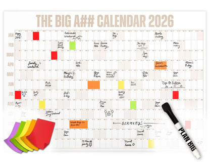 The Big Bright Calendar Kit 2026 📅