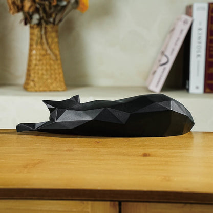 Noir Form — Sculptural Cat Object