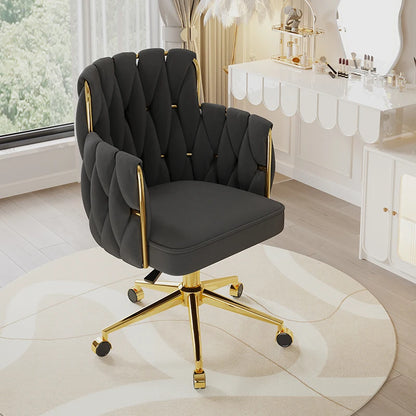 Étoile — Velvet Swivel Vanity Chair