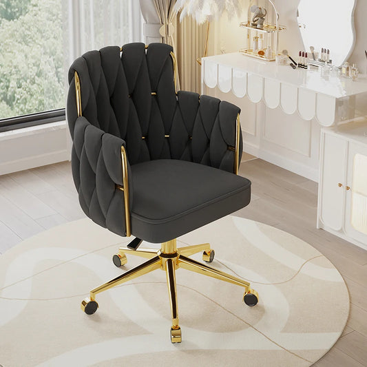 Étoile — Velvet Swivel Vanity Chair