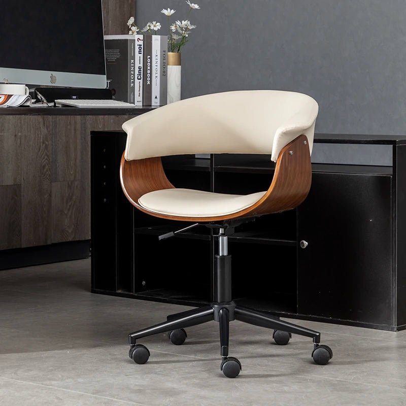 Atelier Seat — Nordic Leather Swivel Chair