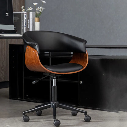 Atelier Seat — Nordic Leather Swivel Chair