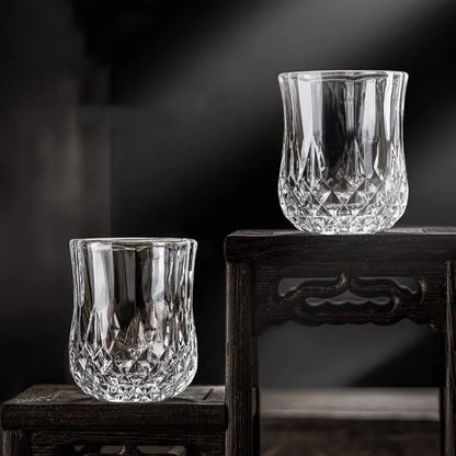 Aurora — Diamond Whiskey Glass Set (6pcs)