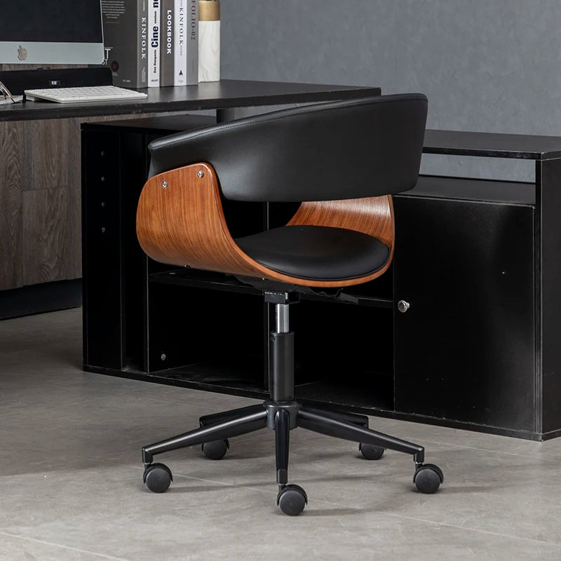 Atelier Seat — Nordic Leather Swivel Chair