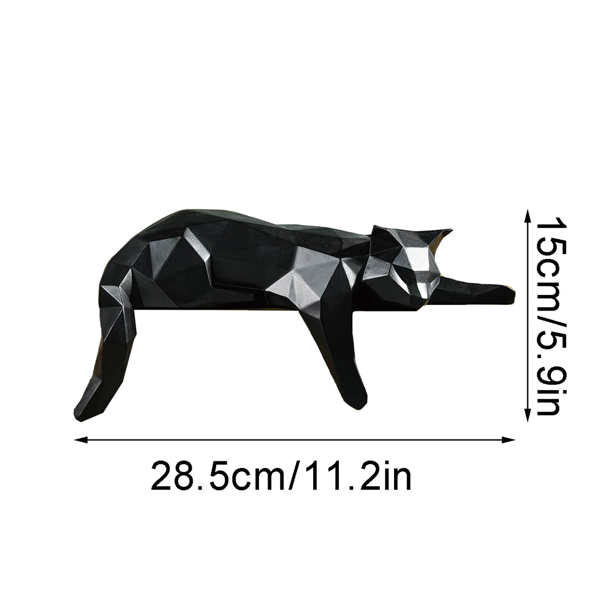 Noir Form — Sculptural Cat Object