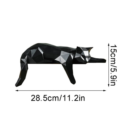 Noir Form — Sculptural Cat Object