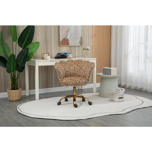 Luna — Velvet Shell Swivel Chair