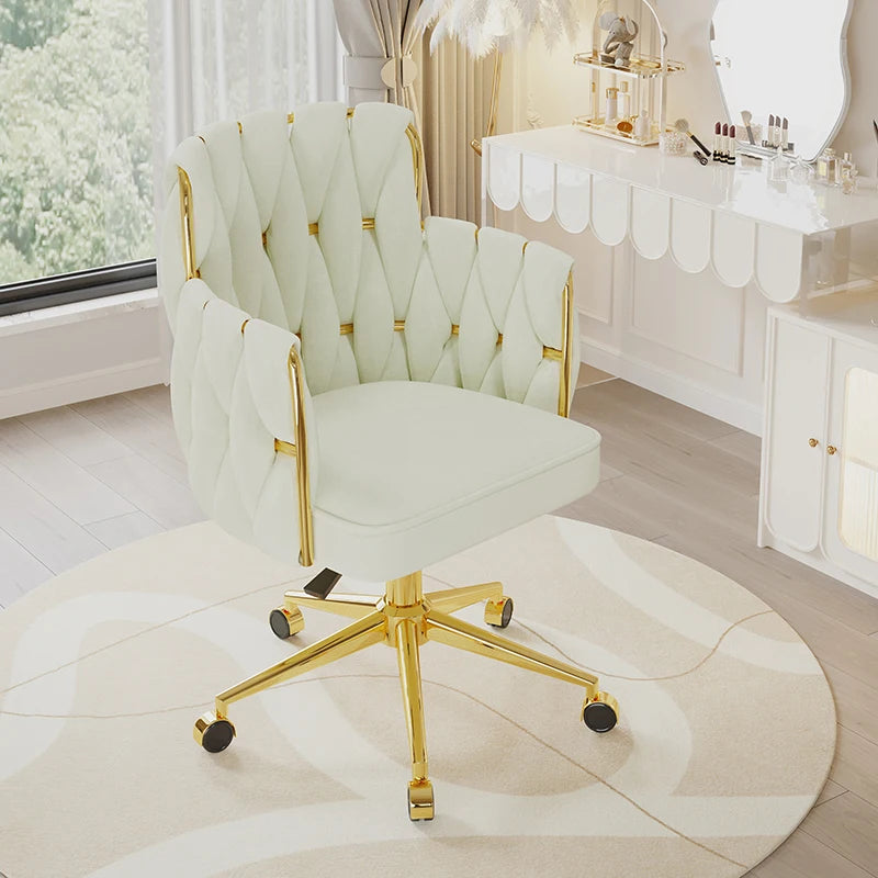 Étoile — Velvet Swivel Vanity Chair