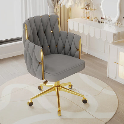 Étoile — Velvet Swivel Vanity Chair