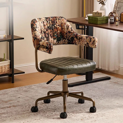 Heritage Classic — Leather & Fabric Office Chair