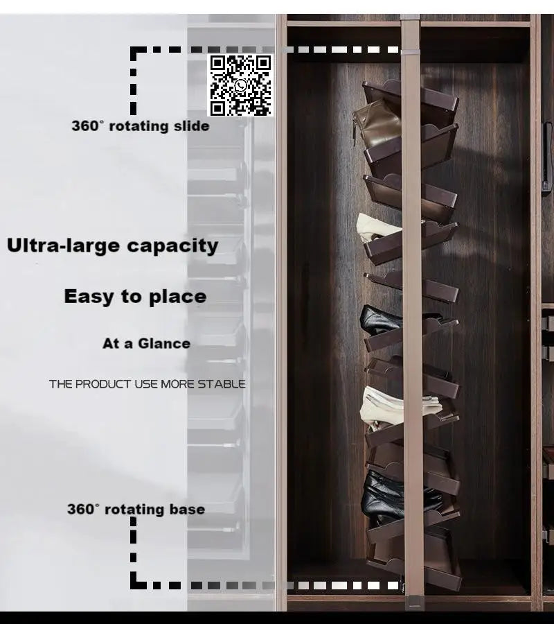 Orbit360 — Rotating Shoe Rack Organizer