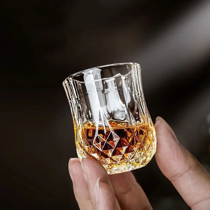Aurora — Diamond Whiskey Glass Set (6pcs)
