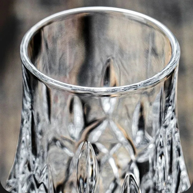 2pcs Light Luxury Whiskey Scotch Tasting Glass Crystal Glass Wine Cabinet Decoration Bar Party Supplies Wine Taster Perfect Gift