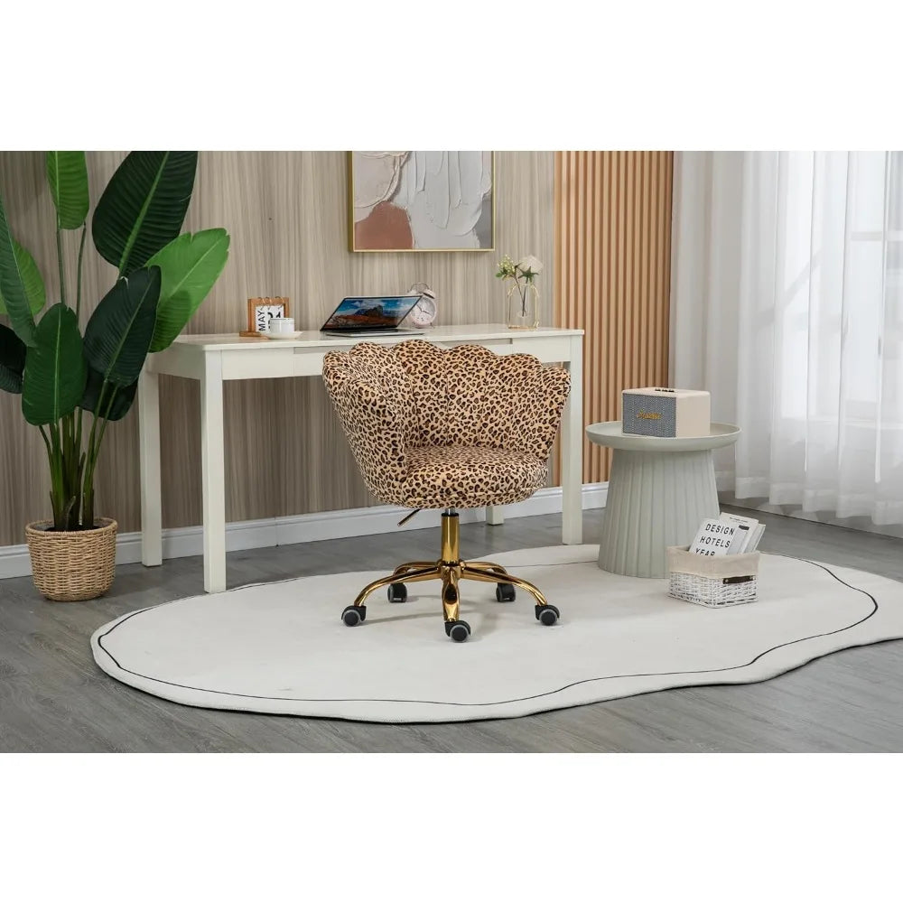 Luna — Velvet Shell Swivel Chair
