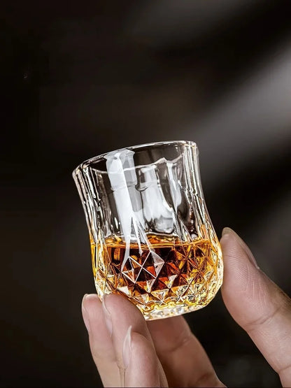 Aurora — Diamond Whiskey Glass Set (6pcs)