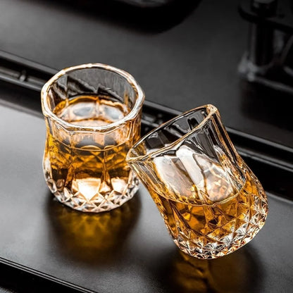 Aurora — Diamond Whiskey Glass Set (6pcs)
