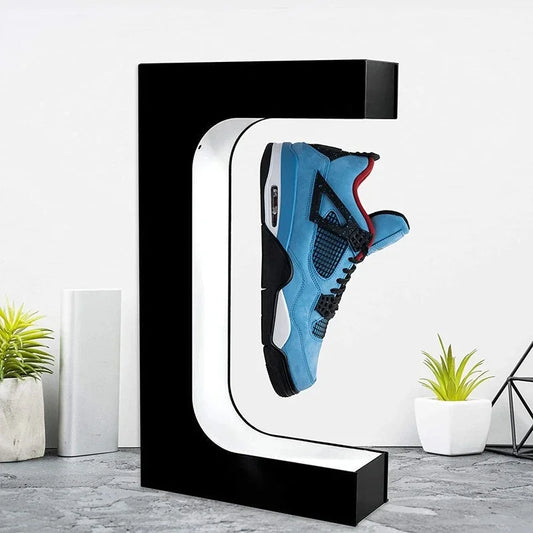 Aurora — Magnetic Floating LED Shoe Display Stand