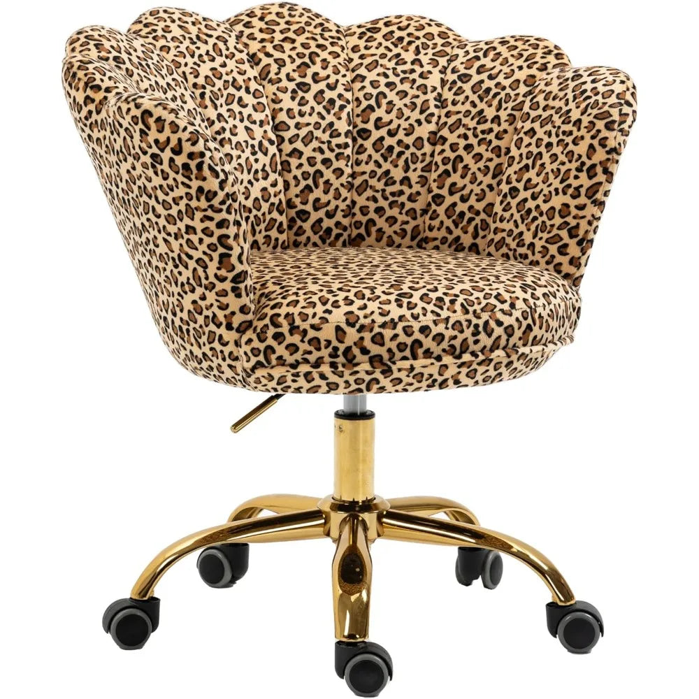Luna — Velvet Shell Swivel Chair