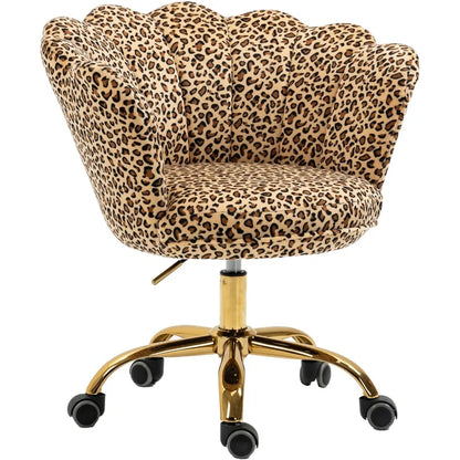 Luna — Velvet Shell Swivel Chair