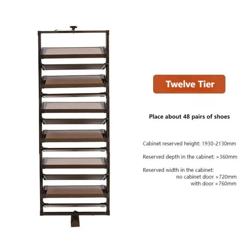 Orbit360 — Rotating Shoe Rack Organizer