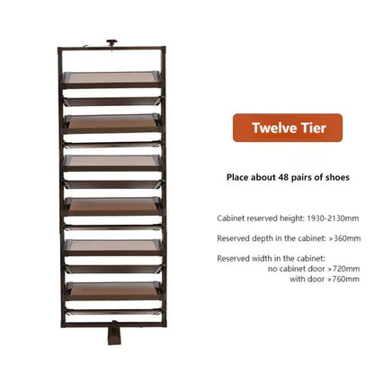 Orbit360 — Rotating Shoe Rack Organizer
