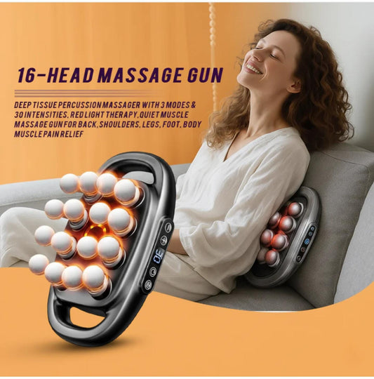 Ultimate 16-Head Muscle Relief Gun