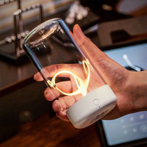 Sleek LED Rechargeable Night Light – Portable & Touch-Controlled